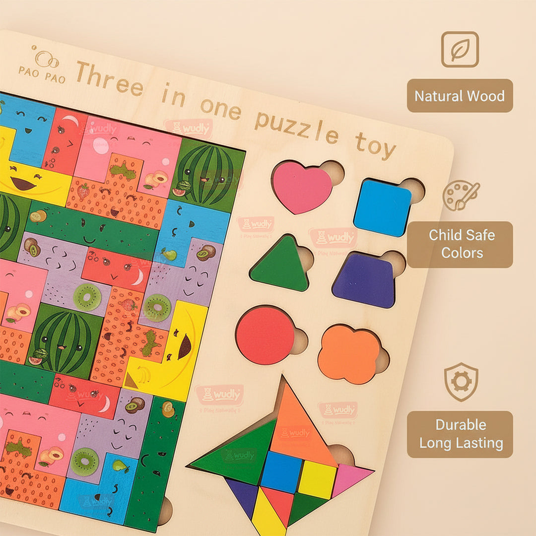 Wudly - Four Model in One Puzzle