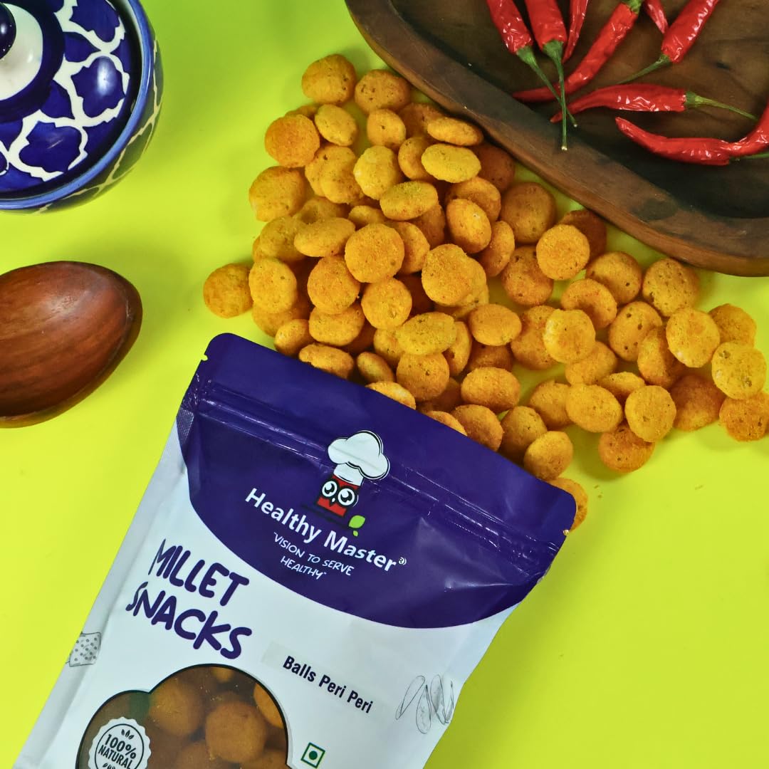 Healthy Master Millet Balls - Peri Peri Flavor 150g