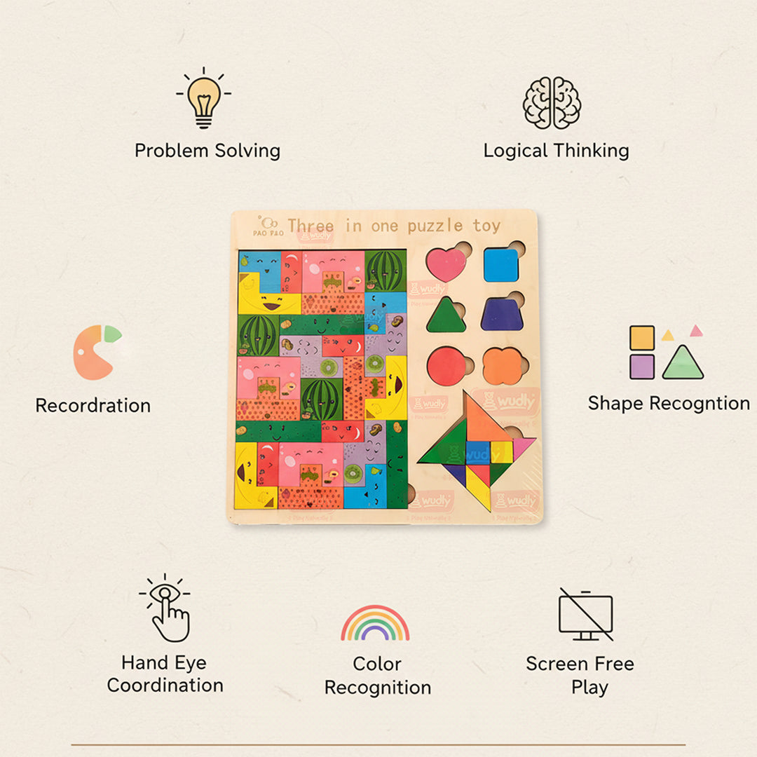 Wudly - Four Model in One Puzzle