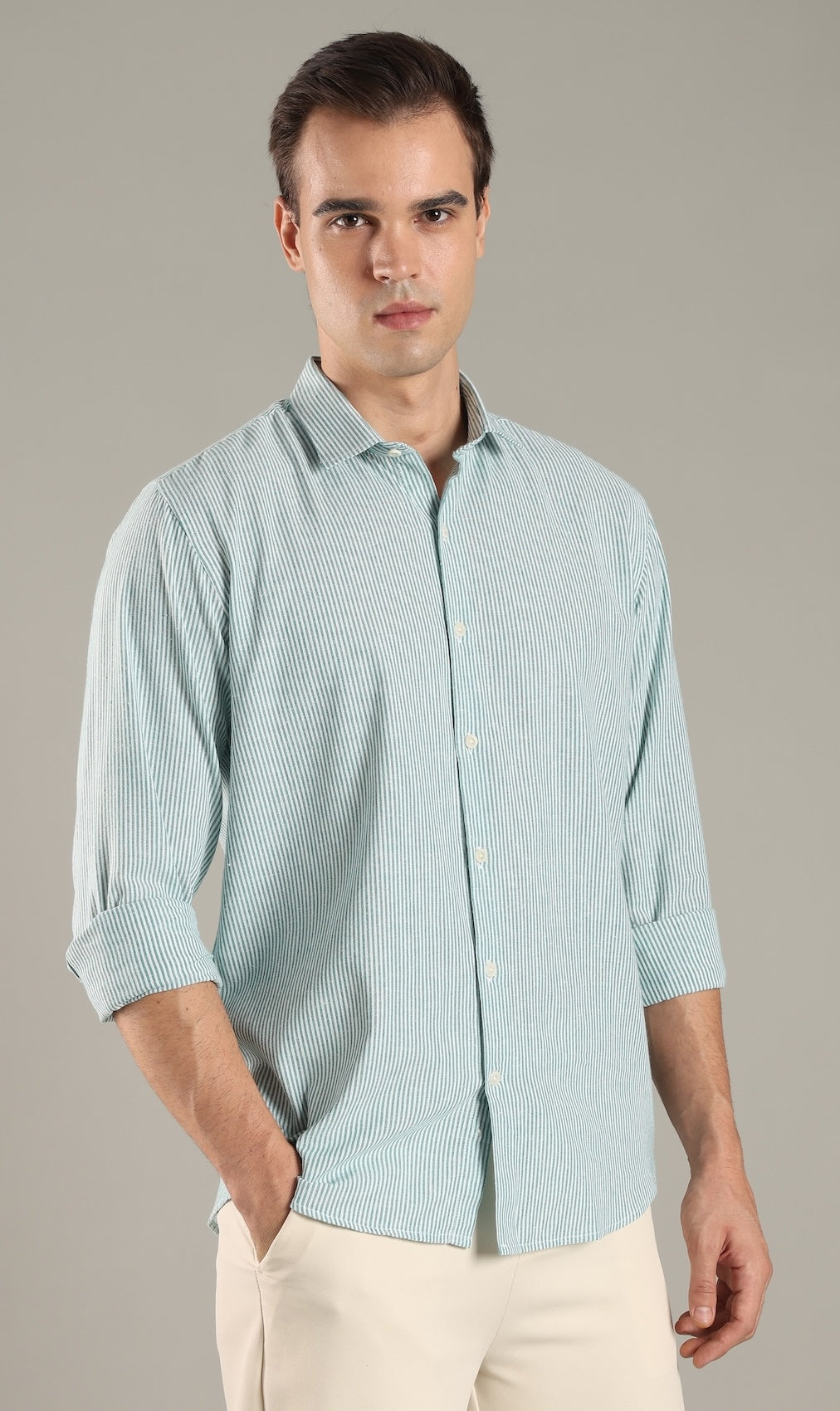 Mint Stripes Shirt
