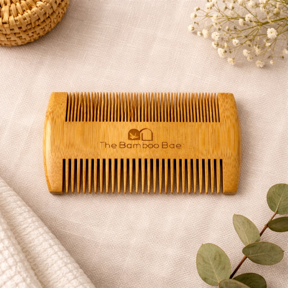 Bamboo Lice Comb | Natural & Reusable Lice Removal Comb for Kids & Adults