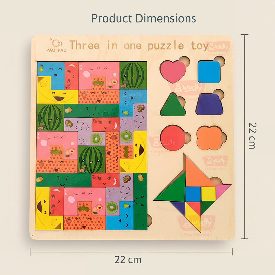 Wudly - Four Model in One Puzzle