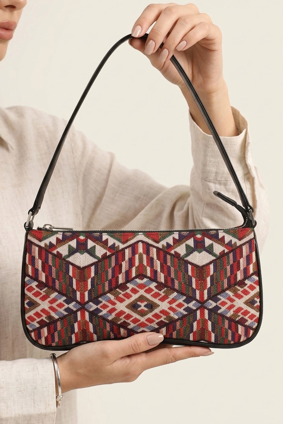 Emily Handloom Shoulder Bag