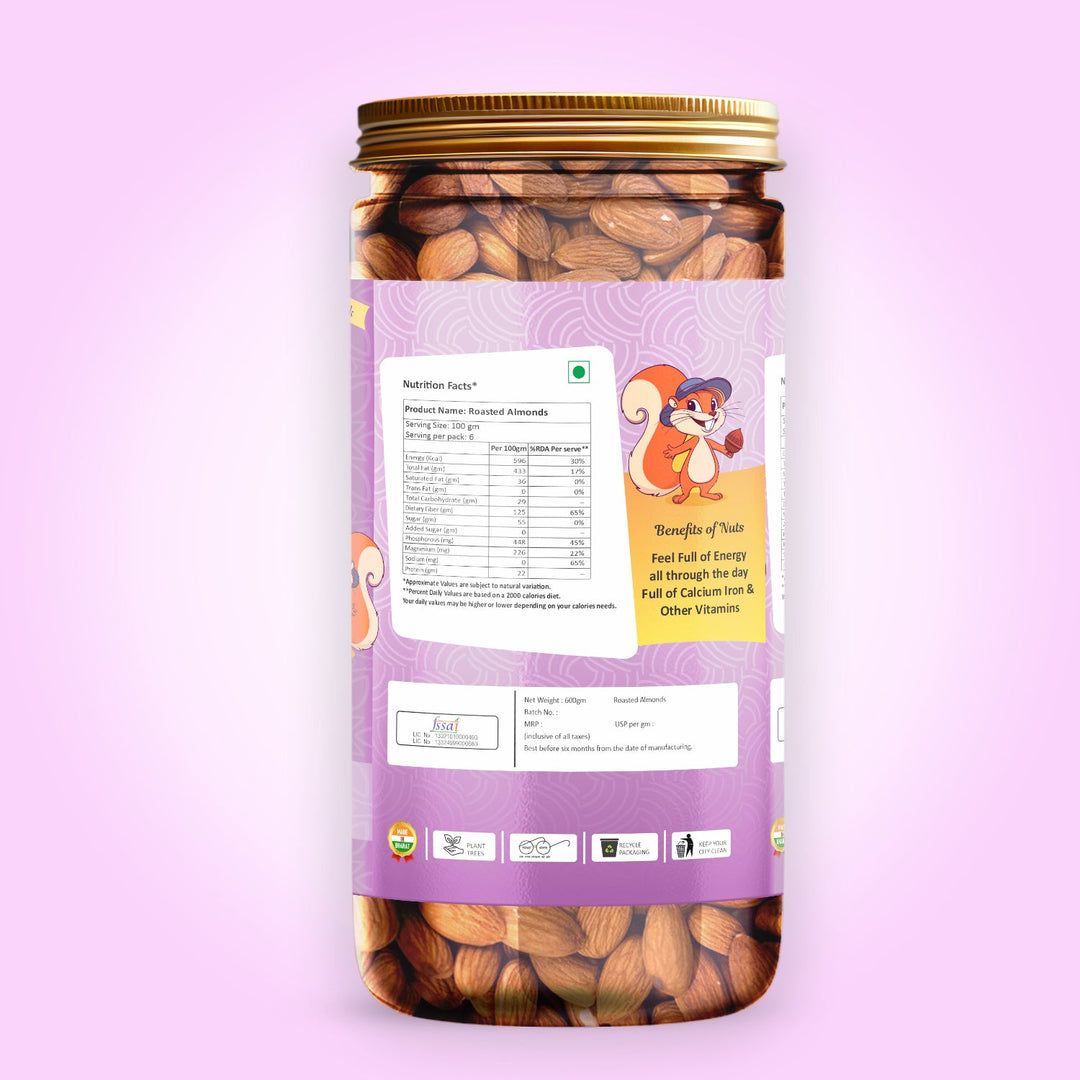 Roasted Californian Almonds 600 g