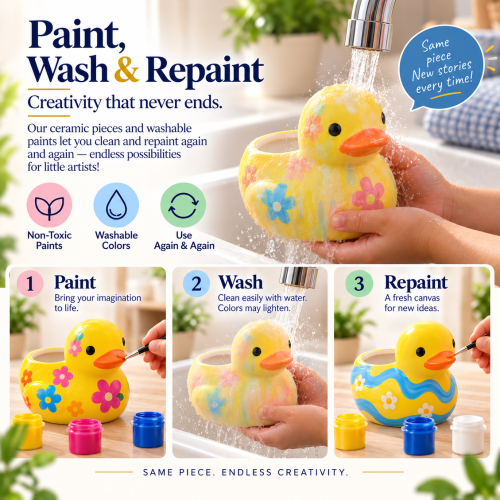 Planter Painting Kit - Duck