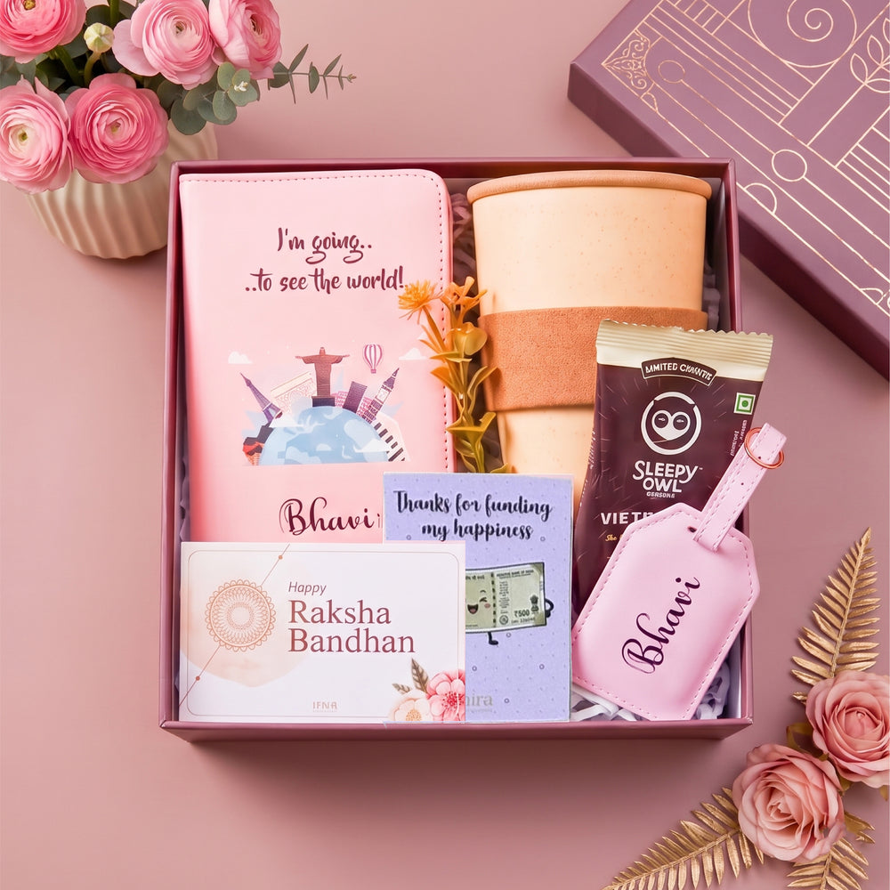 MiRa Gifting Solution - Bon Voyage Essentials ✨| Rakhi Hamper