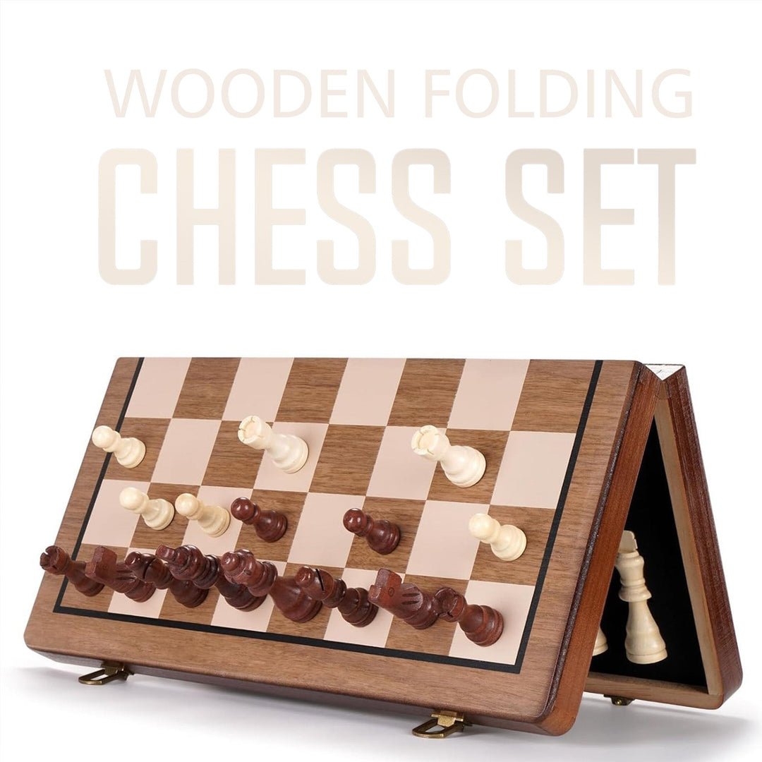 Wudly - Wooden Small Chess For Kids and Adults