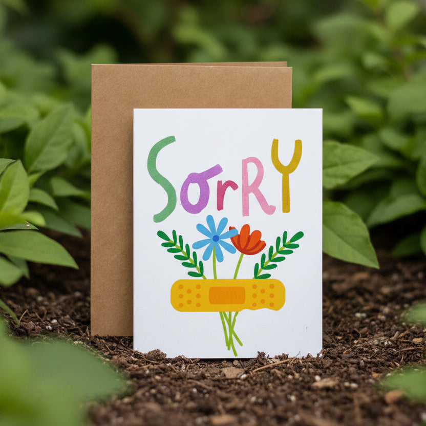 Sorry Plantable Greeting Card