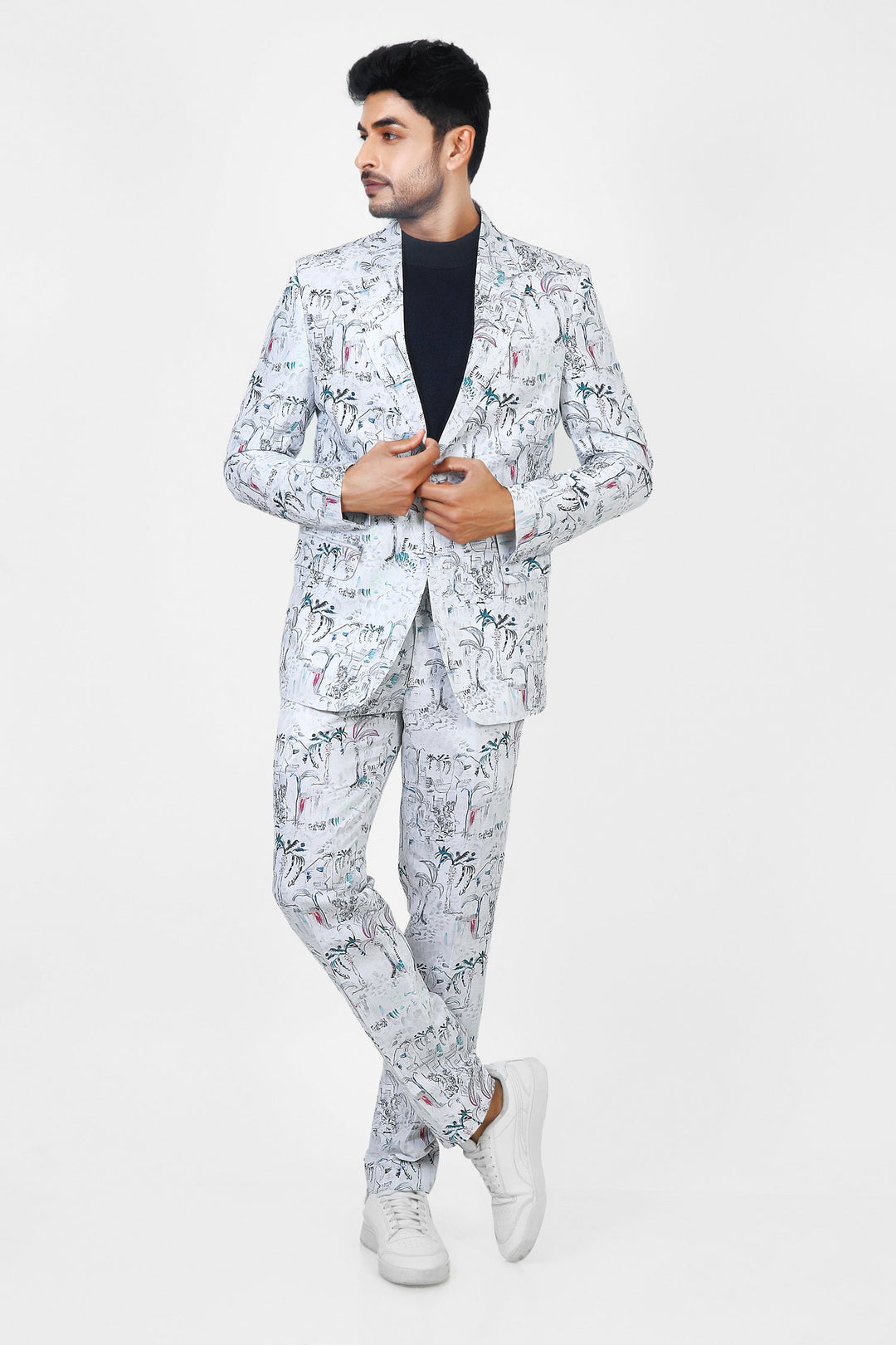 Adam Leaves Hayes - Men’s Linen blazer