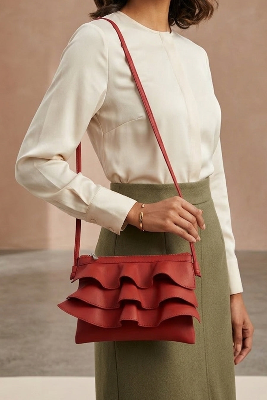 Bruffle Small Vegan Leather Crossbody