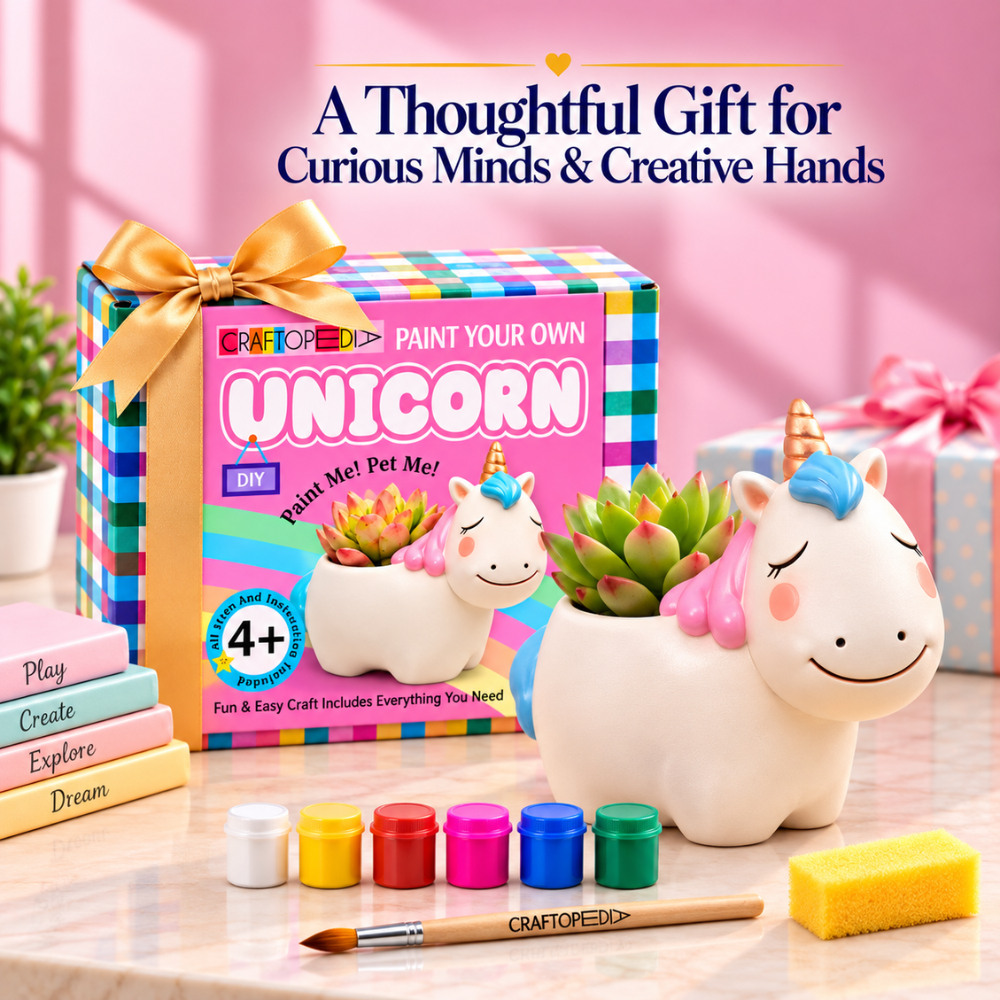 DIY Planter Painting Kit - Unicorn