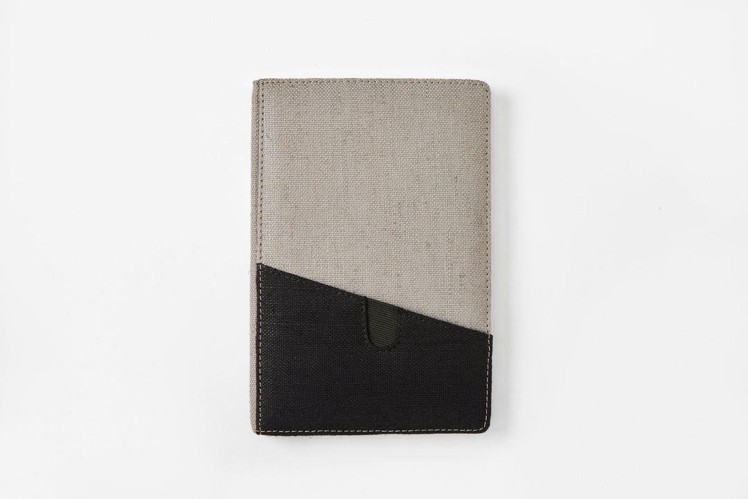 The Label GAIA Hemp Dual Tone Notebook with Pocket - Suspire