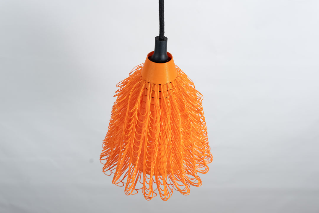 Tangerine Rogue Pendant Lamp | Designer Hanging Light