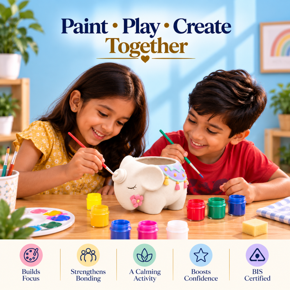 DIY Planter Painting Kit - Elephant
