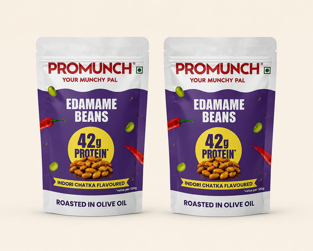 Roasted Edamame Beans Indori Chatka | Healthy Snacks | Pack of 2