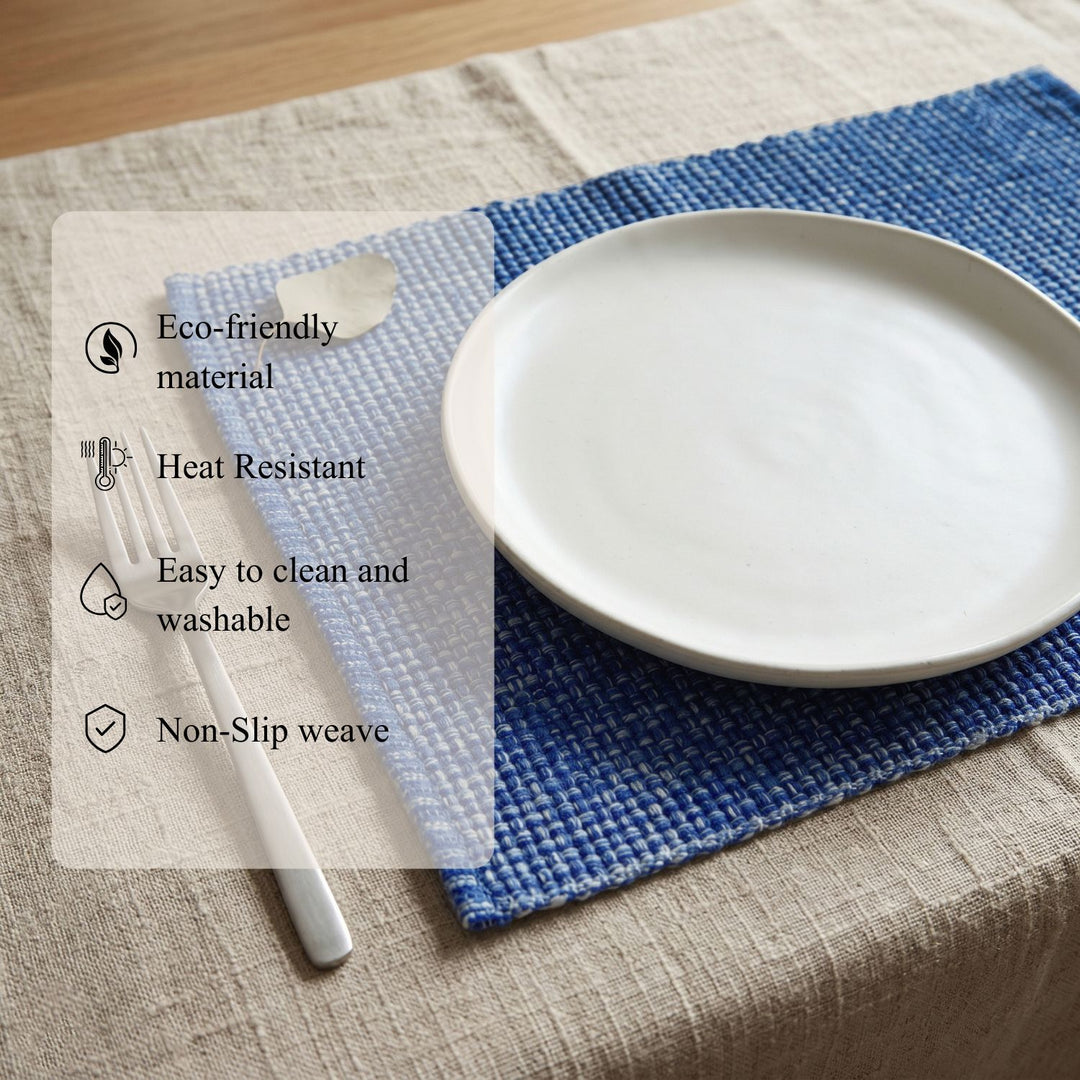 Cotton Woven Placemats Set of 6