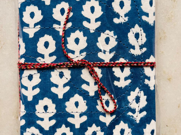Handcrafted Fabric Diary | 18 × 13 cm | Peekaboo | Softbound with Strings