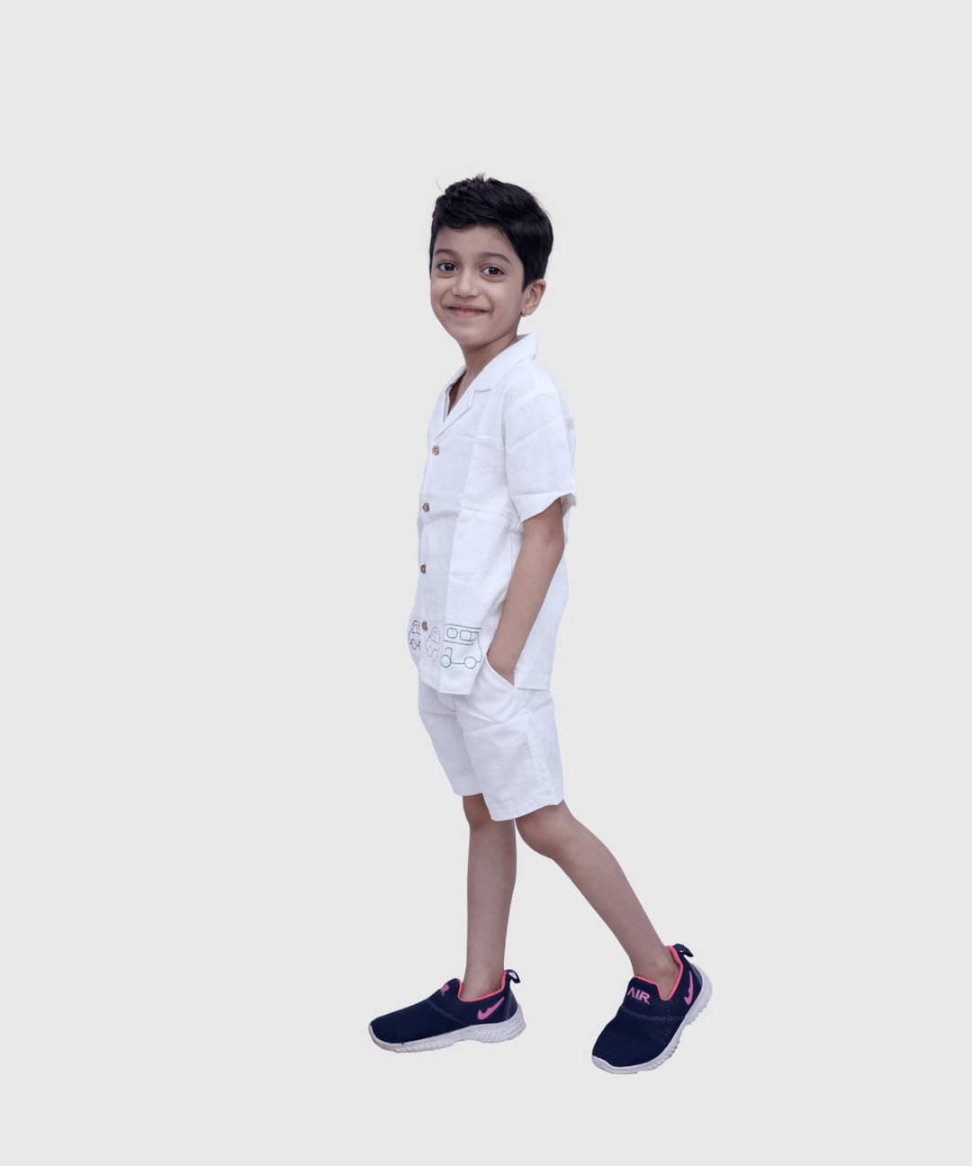 White Car Co-ord Set