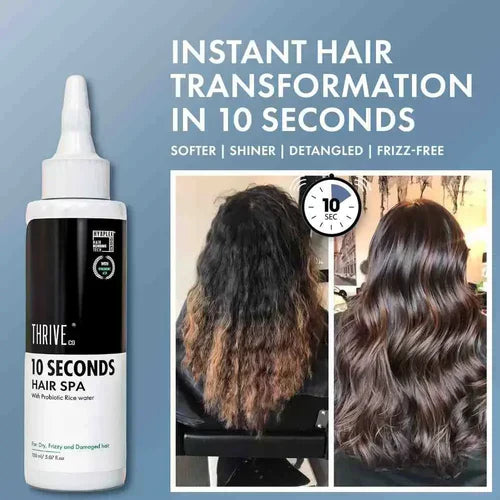 ThriveCo 10 Seconds Hair Spa | For Instant Shine, Soft & Smooth Hair | Repairs Dry, Frizzy and Damaged hair | 150 ml