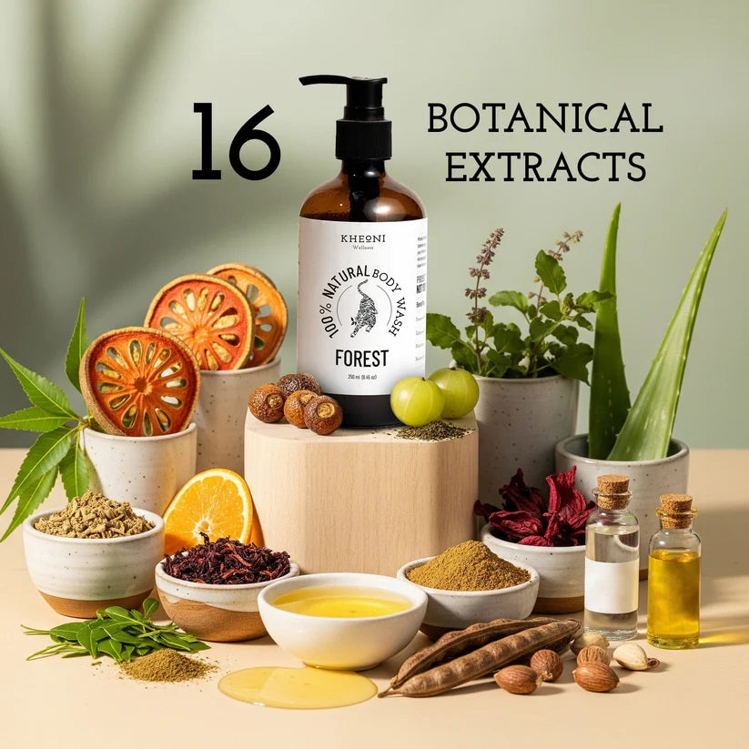 Kheoni 100% Natural Body Wash-Forest