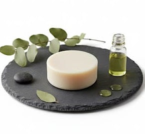 Kheoni Probiotic Citronella & Tea Tree Shampoo Bar | Natural Eco-Friendly, Chemical-Free Soap Deep Conditioning, Oil Control, Soft, Silky & Healthy Hair - 90 gm