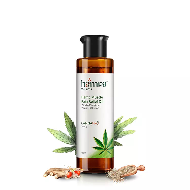 Hemp Muscle Pain Relief Oil – 50ml, 100ml