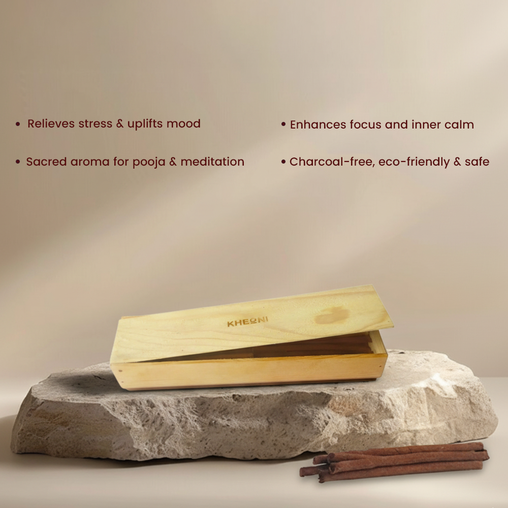 KHEONI Premium Tibetan Meditation Incense Dhoop Sticks for Aroma Therapy, Pooja, Home, Yoga - 240 Gram - 30 Sticks