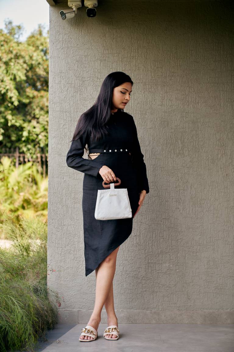 Ebony ash slate skirt