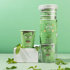 CupJi Tulsi Green Tea - Pack of 10 Cups
