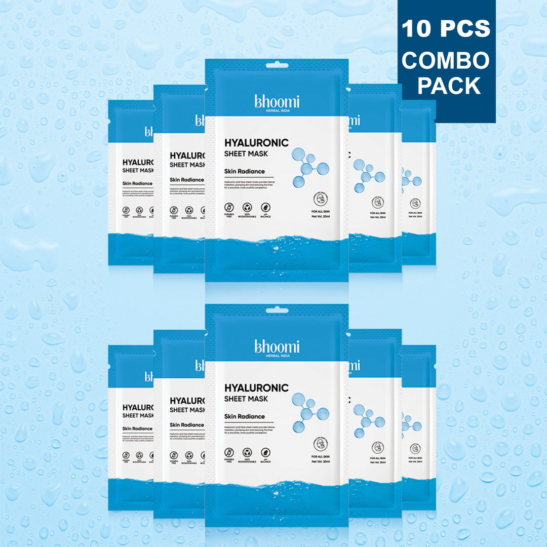 Bhoomi Herbal India HYALURONIC FACE SHEET MASK