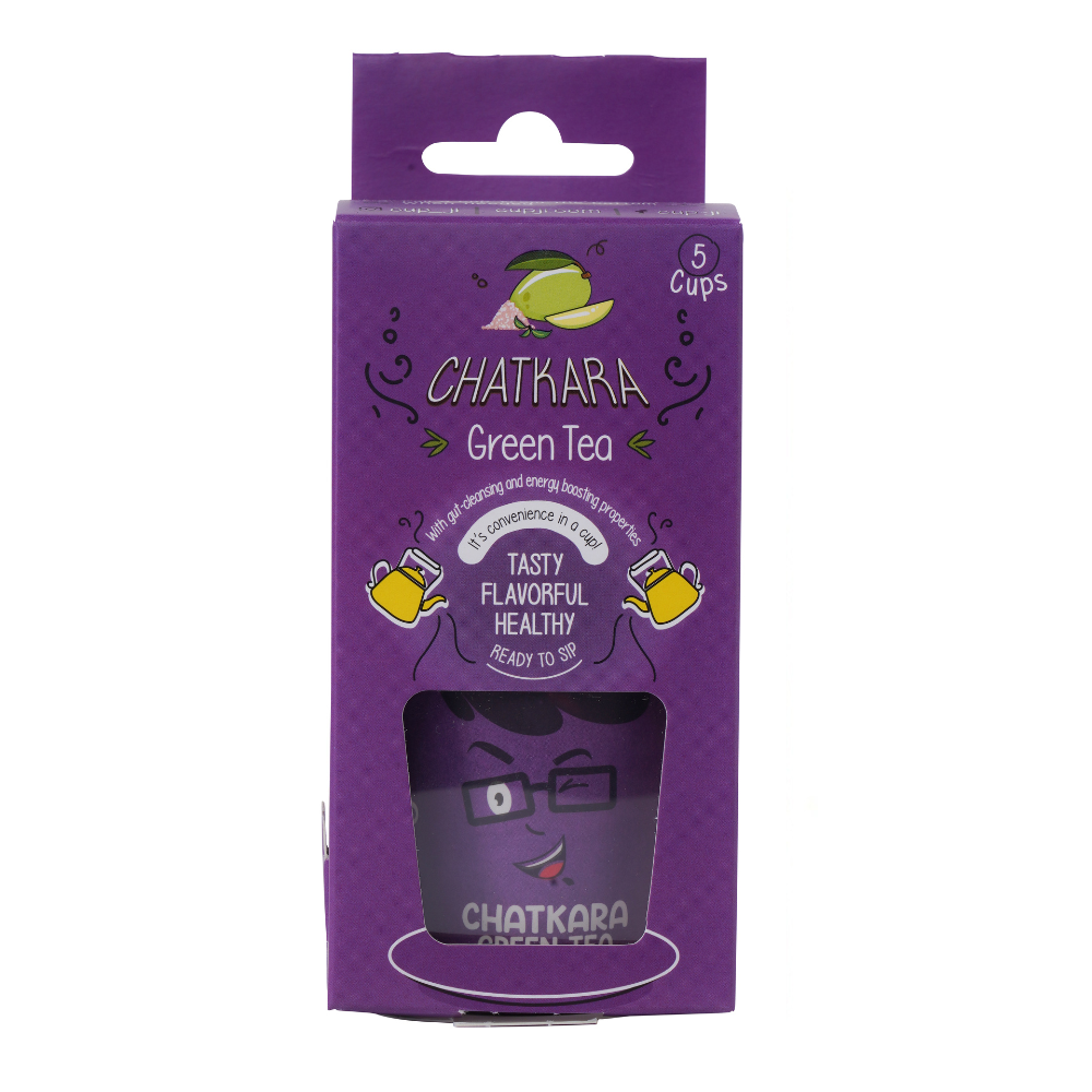 Cup-Ji Chatkara Green Tea 5 Cups Dispenser