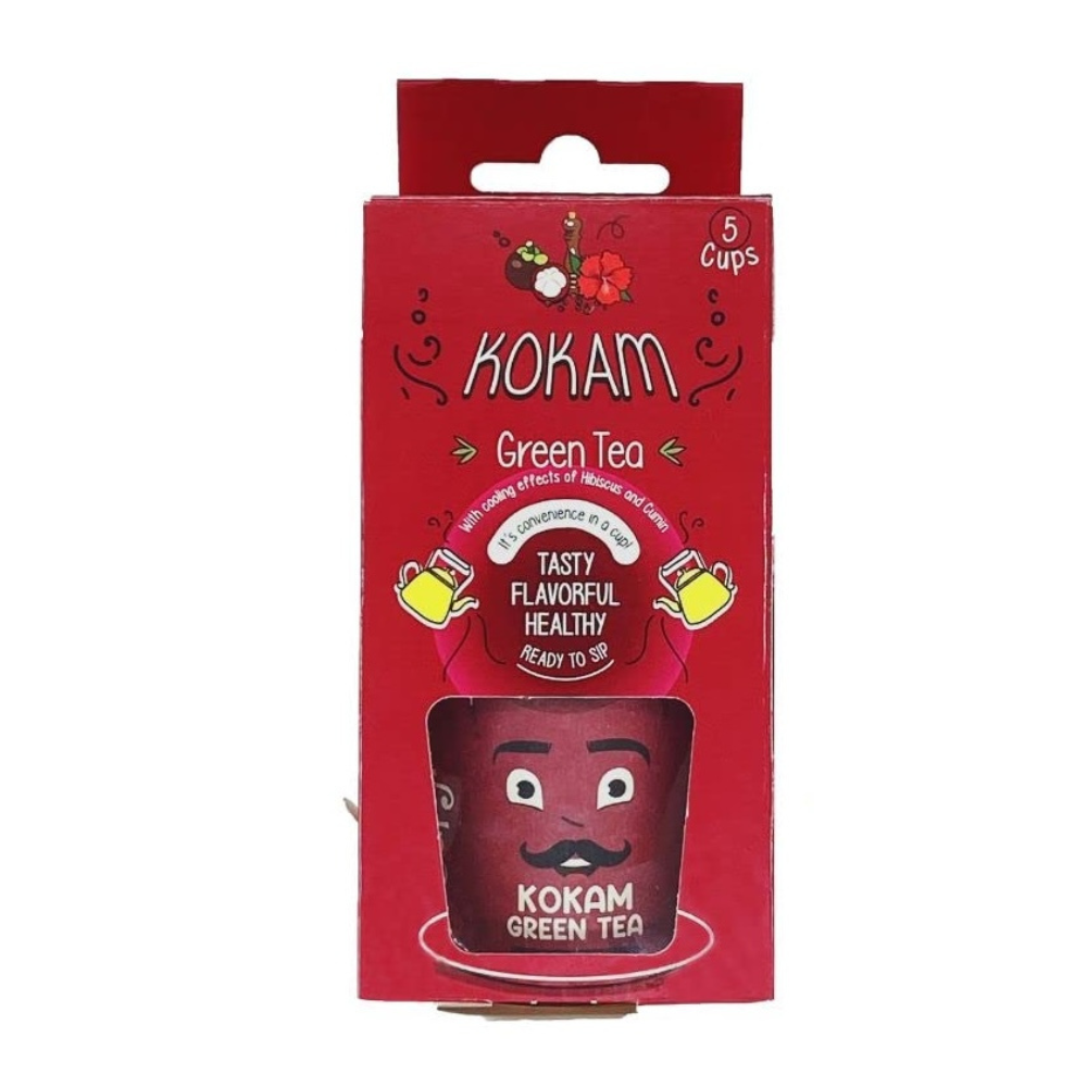 Cup-Ji Kokam Green Tea 5 Cups Dispenser