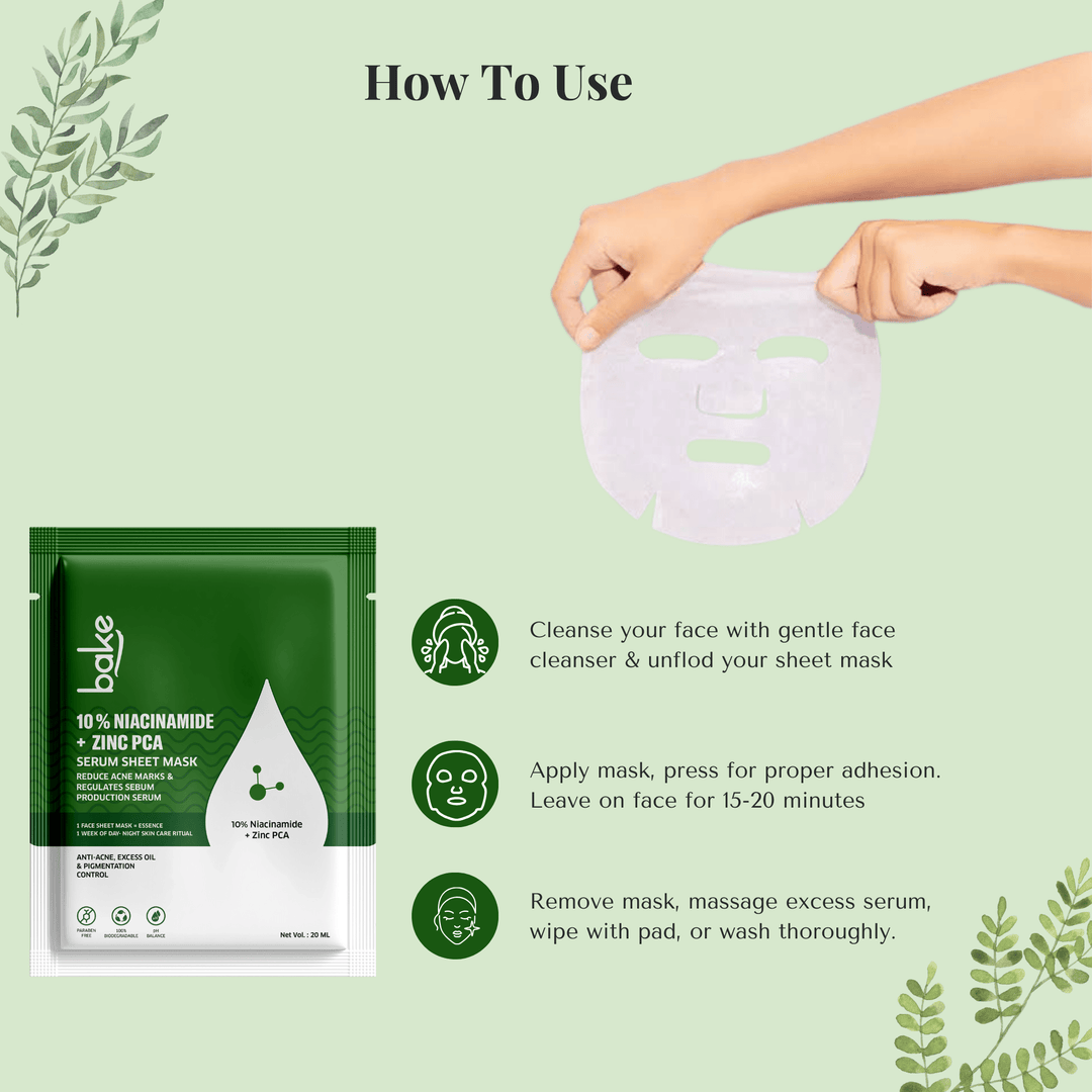 10% Niacinamide + Zinc PCA Serum Sheet Mask - Suspire