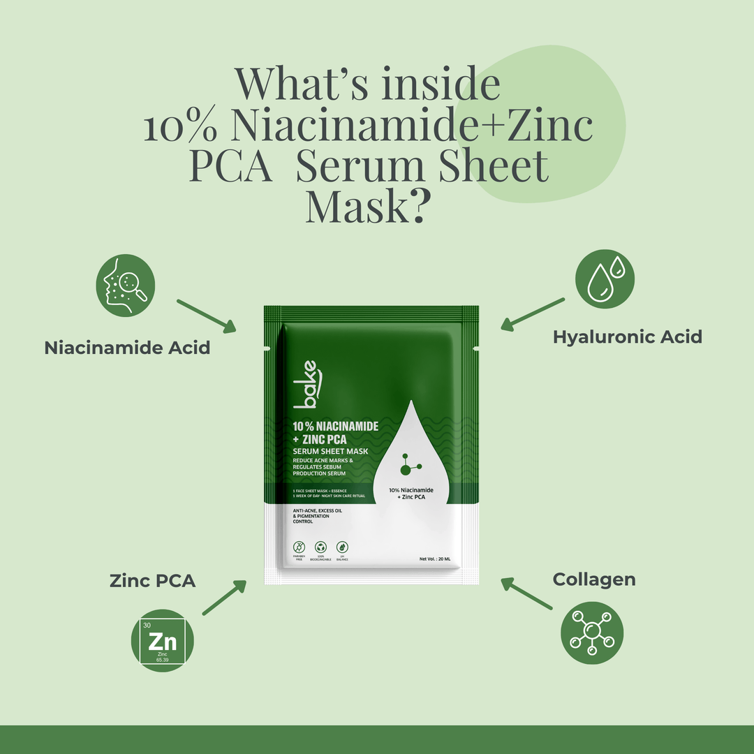 10% Niacinamide + Zinc PCA Serum Sheet Mask - Suspire