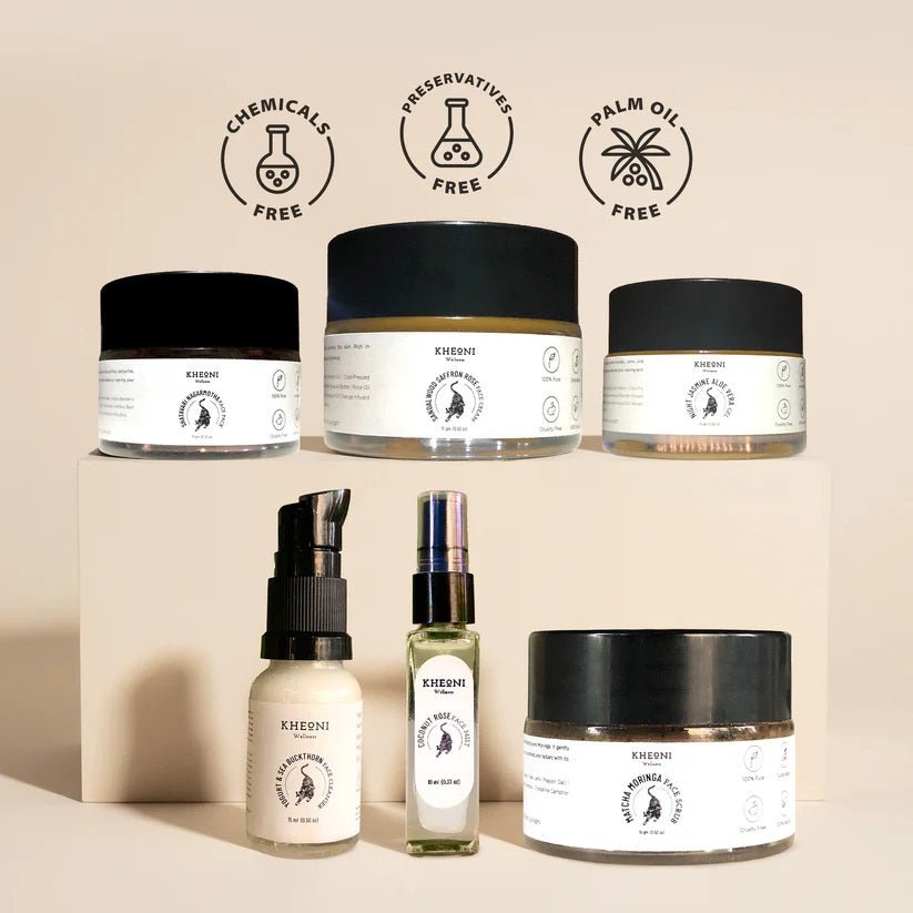 100% Natural Botanica Age Grace & Renewal Kit, Skin Brightening Facial Kit for Glowing Skin & Anti - Aging | Face Cream, Cleanser, Face Pack, Scrub, Mist, AloeVera Gel and Accessories - Suspire