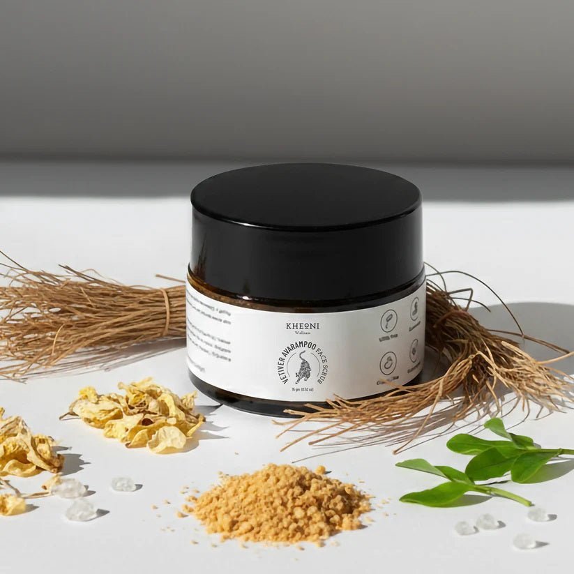 100% Natural Earthglow Ritual Facial Kit, Skin Brightening Facial Kit for Glowing Skin & Anti - Aging | Face Cream, Cleanser, Face Pack, Scrub, Mist, AloeVera Gel and Accessories - Suspire