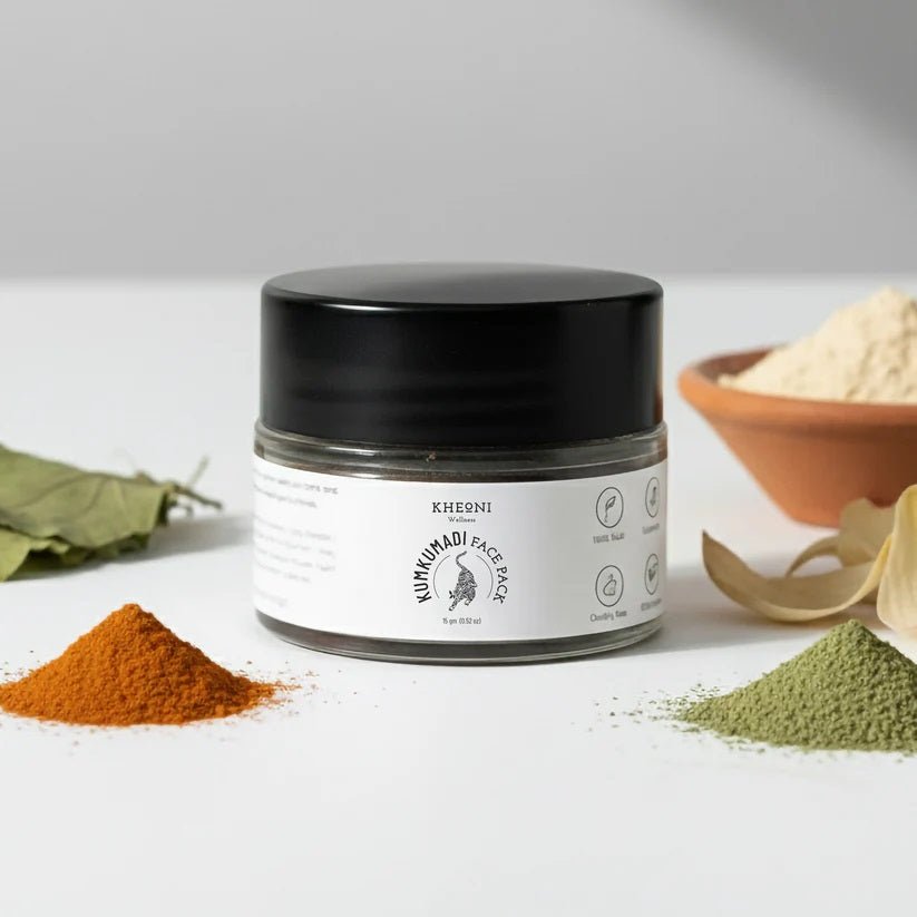 100% Natural Earthglow Ritual Facial Kit, Skin Brightening Facial Kit for Glowing Skin & Anti - Aging | Face Cream, Cleanser, Face Pack, Scrub, Mist, AloeVera Gel and Accessories - Suspire