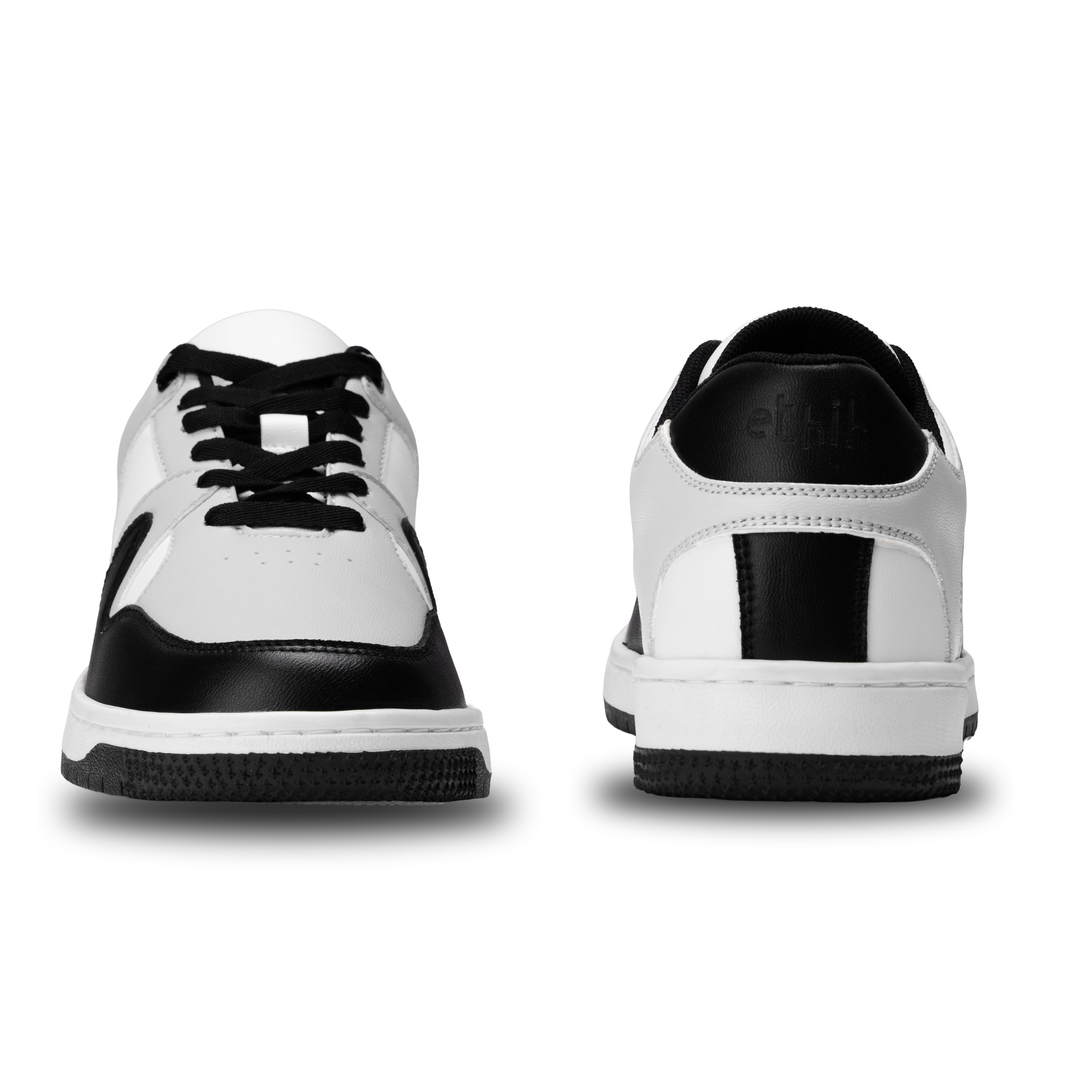 Trace Black & Grey Signature Sneakers