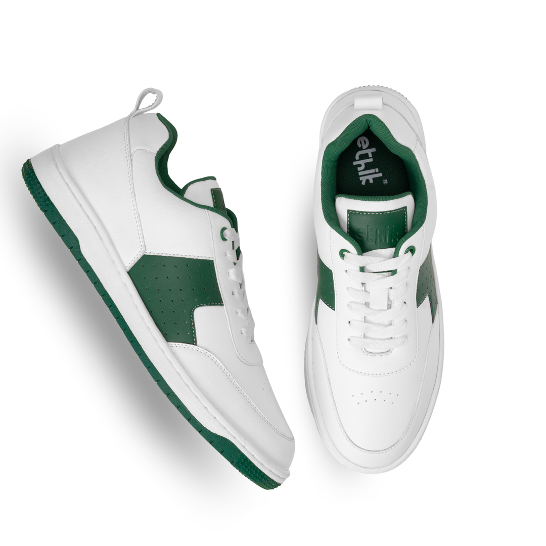 Ace Green Panel Sneakers