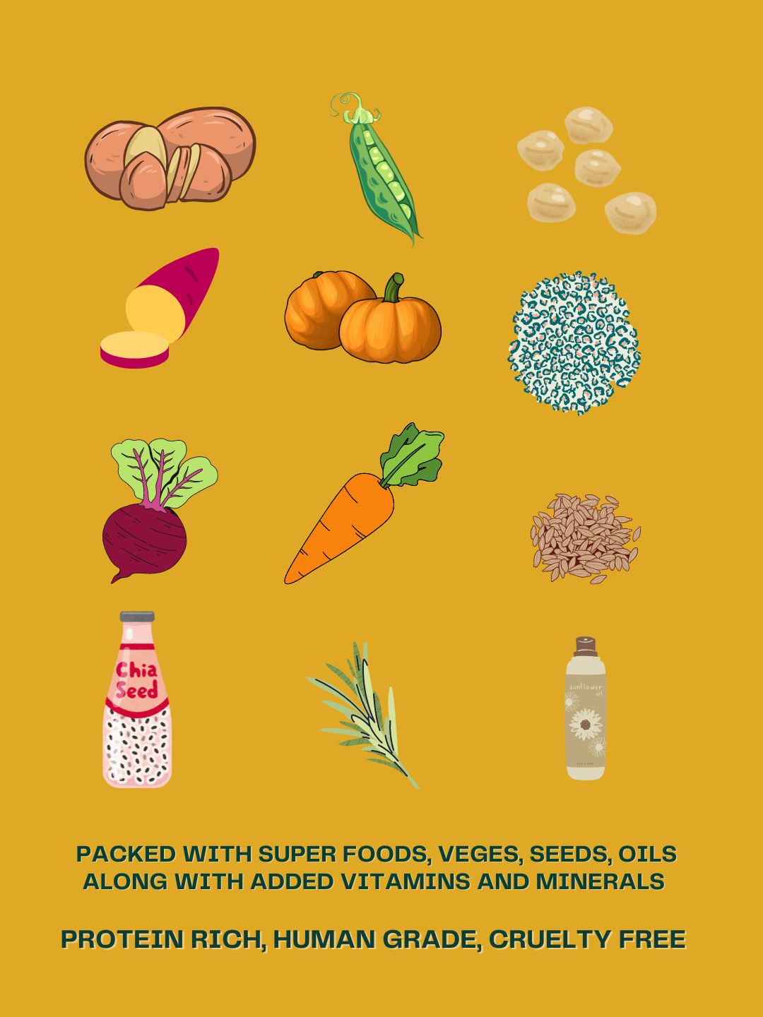 Paws For Greens 100% Vegan Dry Dog Food- Puppy - 1 kg