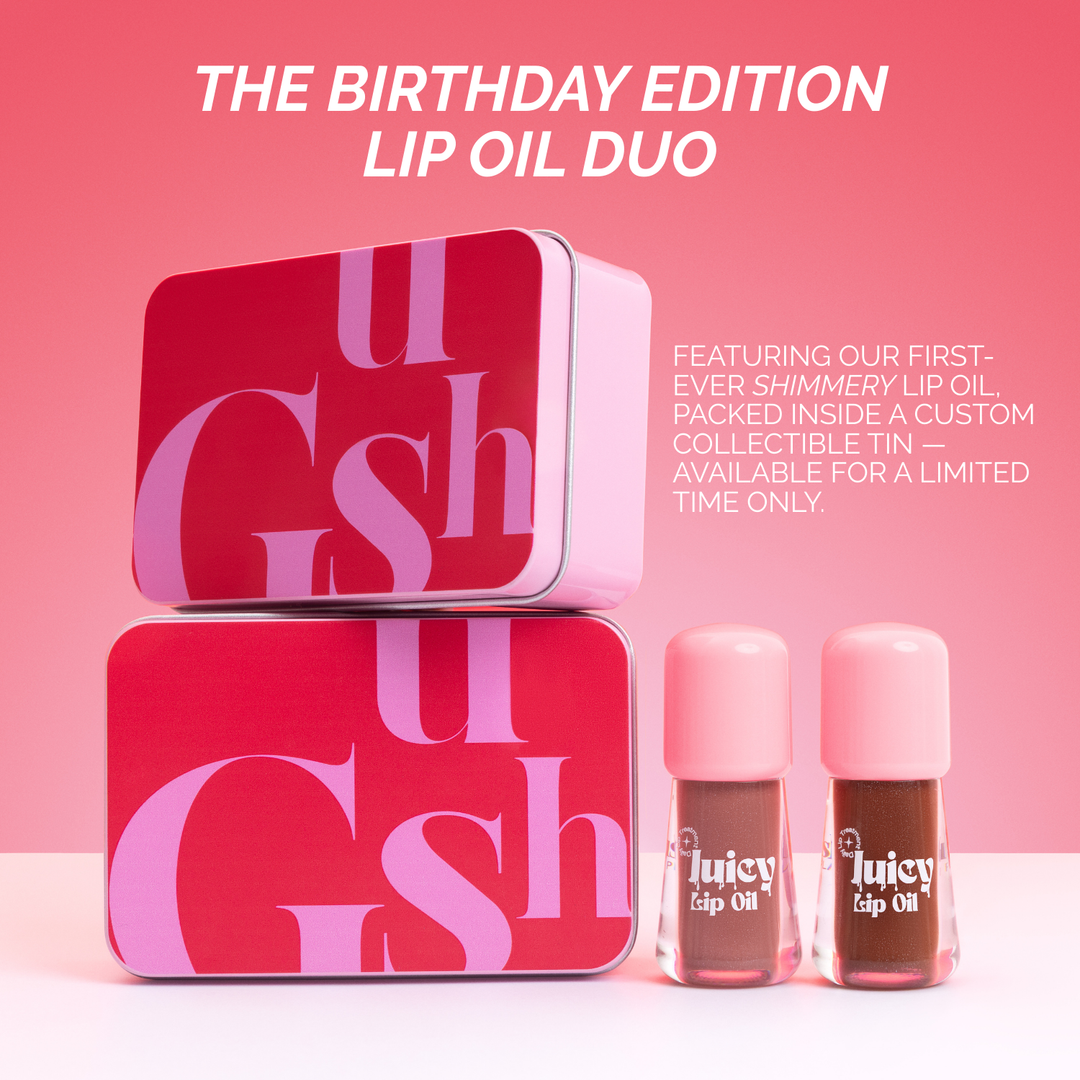 Shimmery Lip Oil Duo - Birthday Edition