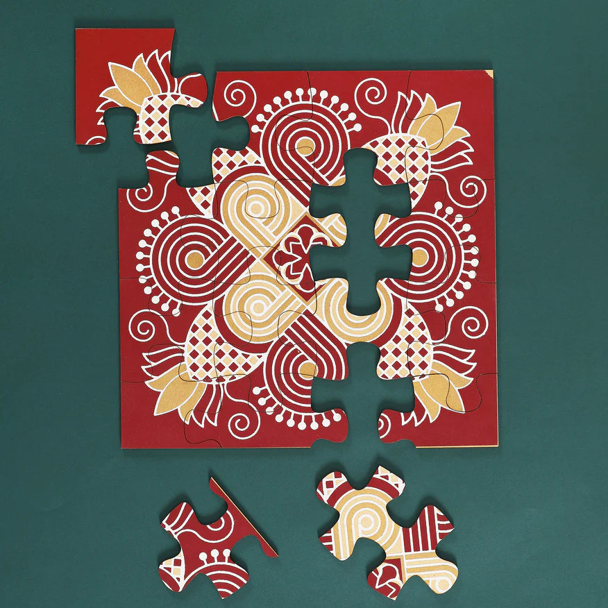 Mandana Rangoli Puzzle Set