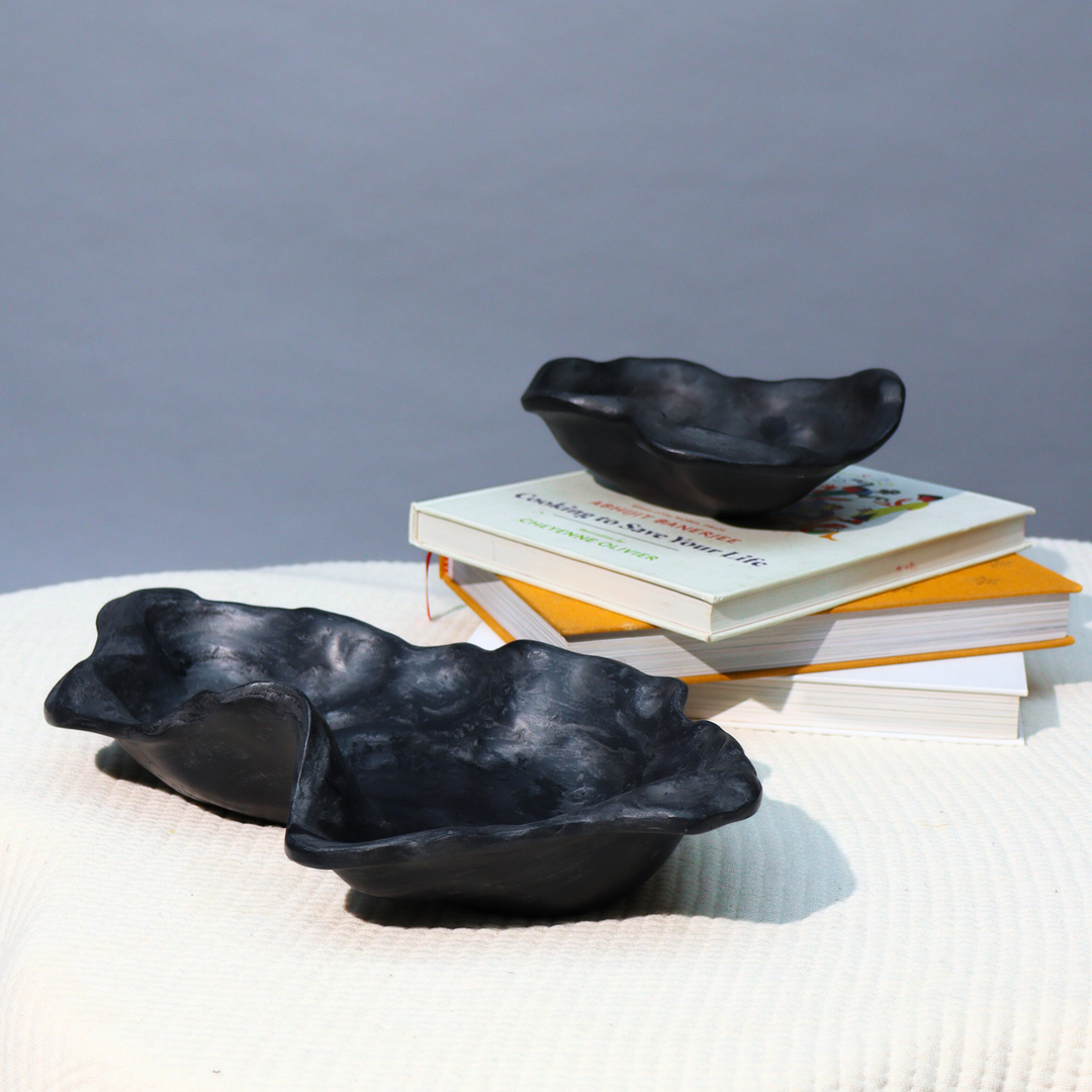 Muun Home Charcoal Kai Organic Bowls