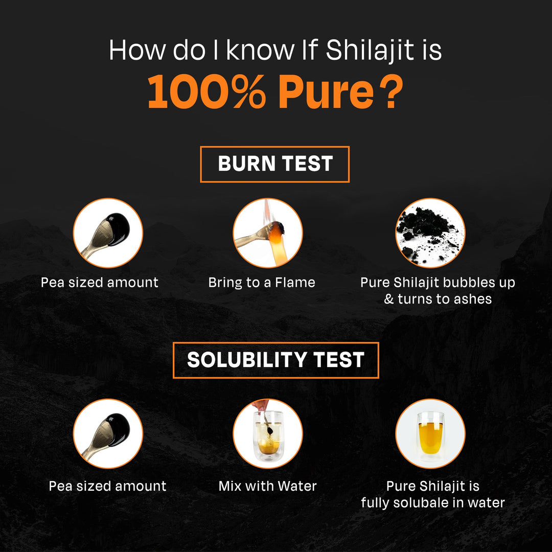 Auric Lab Certified High Altitude Shilajit/Shilajeet Resin 30g | 75% Fulvic Acid + Humic Acid |80+ Trace Minerals, Real Brass spoon and Shilajit rock with every order