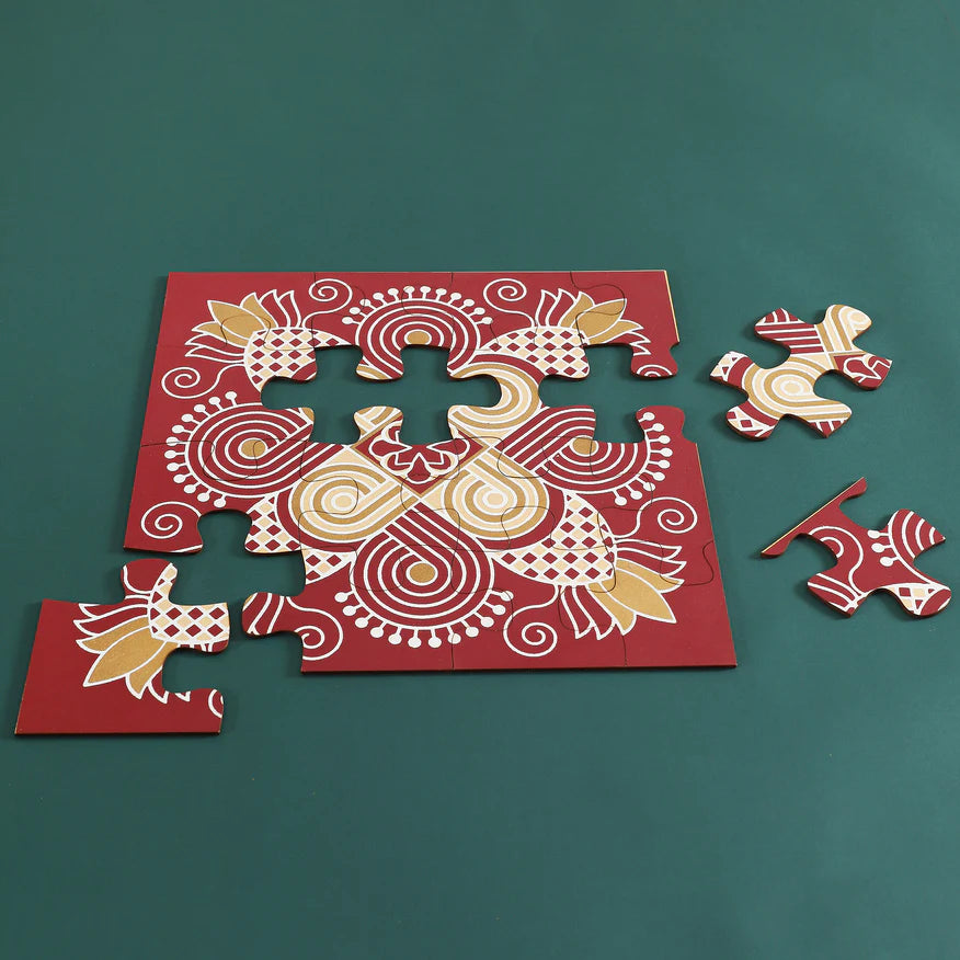 Mandana Rangoli Puzzle Set