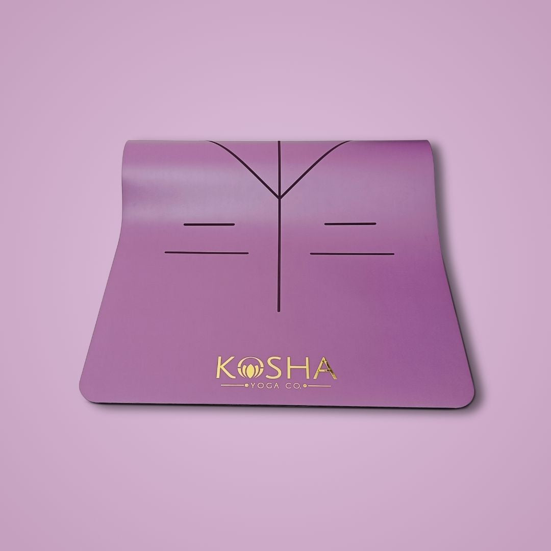 Kosha Yoga Grape PUre Align Yoga Mat
