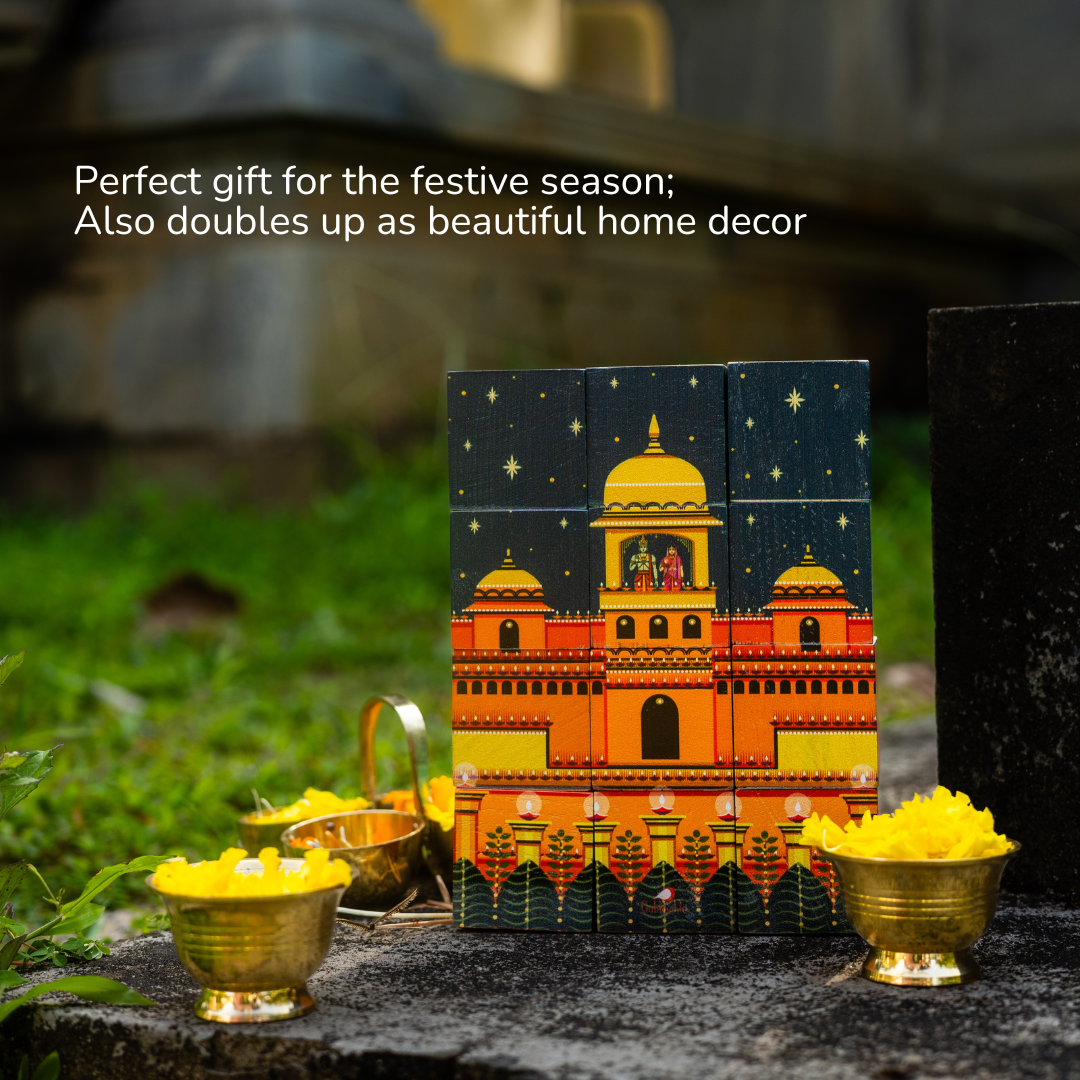 Gubbachhi Ramayana wooden puzzle