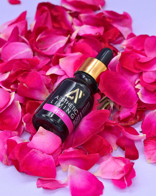 Buy Aesthetic Living Pure Rose Essential Oil- 15ml Online Suspire