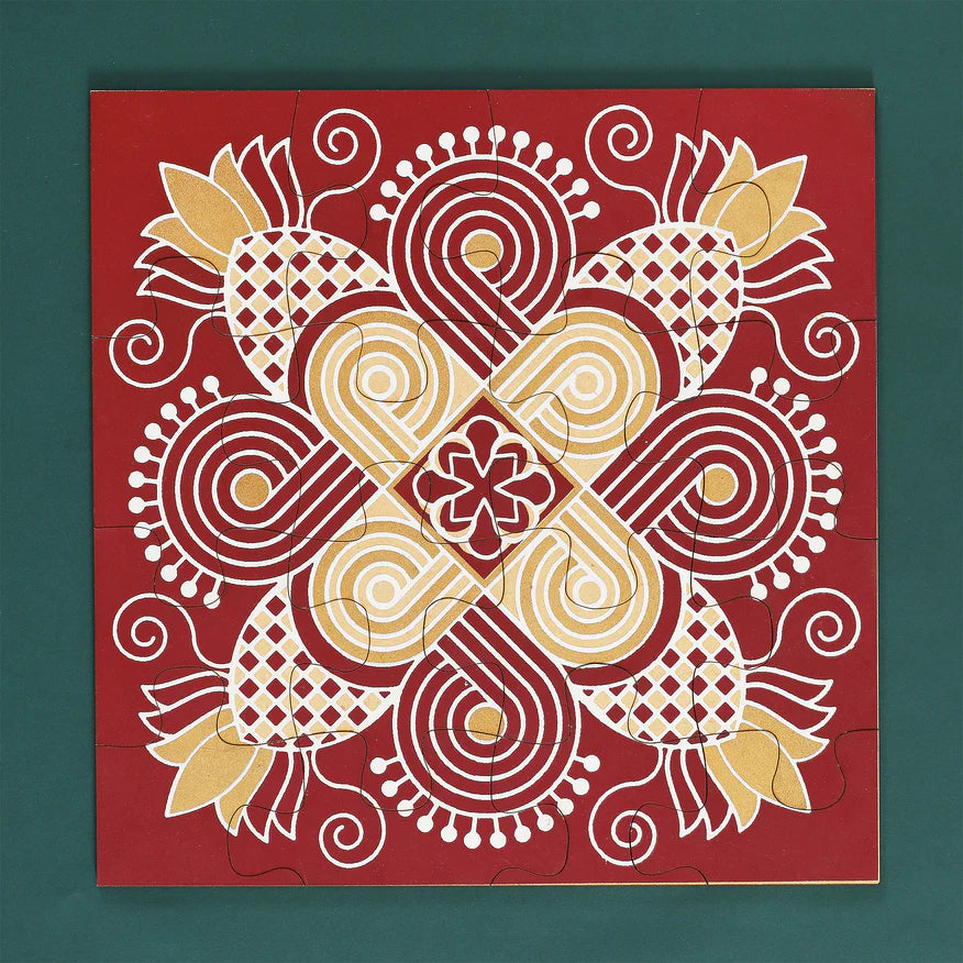 Mandana Rangoli Puzzle Set