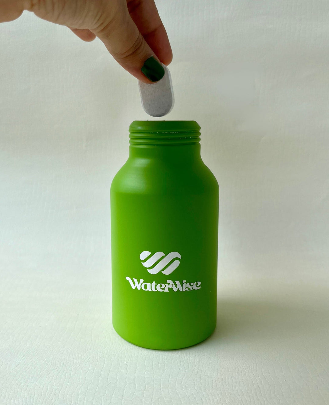 WaterWise Foaming Hand Wash Starter Kit (Single) - 1 x Aluminium Foam Dispenser, 3 x Hand Wash Tablets | 1 Tablet = 250 ml Foaming Hand Wash | Plastic-Free |